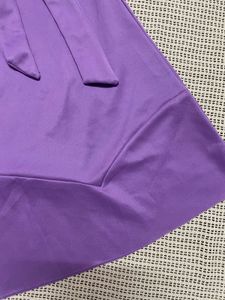 Purple Bow Mini Skirt