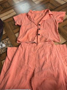 Cute Orange Co Ord Set