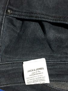 Jack &amp; Jones Navy Blue Jean Pant For Men