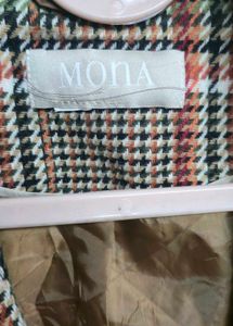 Vintage-Inspired Plaid Blazer with Elbow Patch