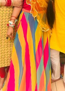 HALDI MEHNDI LEHNGA Multicolour
