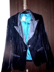 Imported Velvet Blazer - Sophisticated Style