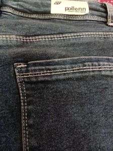 Grayish Blue Cargo Denim Jean 28 Inch.