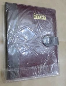 Hardcover diary with packing