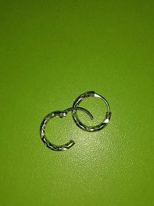 Silver Hoop Earrings