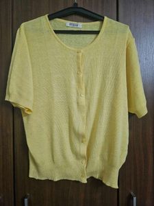 New Yellow Cardigan.