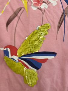 Cute Pink Bird Tee