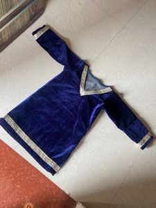 Velvet Kurta Pajama Set