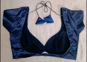 Deep Neck Backless One Hook Closure Non Padded