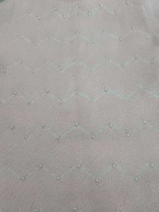 Pink Fuzzy Pearl Embellished Woolen Top