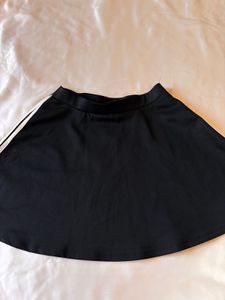 Shein Black Mini Flared Skirt