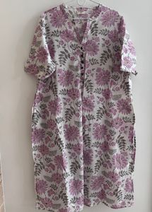 Floral Print Kurta