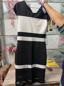 Chic Black & White Dress