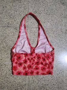 Coral Crop Top