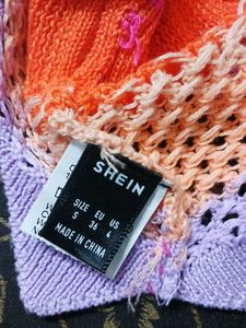 Colorful Knit Crop Top