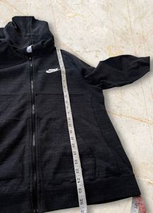 Nike Dark Grey Full Zip Hoodie | Essential Comfort