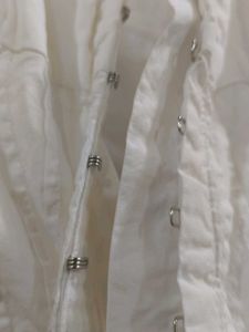 White Peplum Tank Top