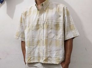 Yellow Cropped Shirt