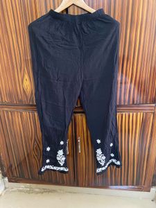 Elegant Black Embroidered Kurta set