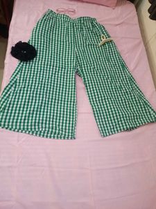 Green Checkered Skirt