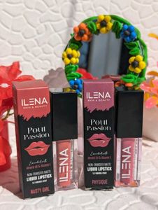 ILENA Pout Passion Liquid Lipsticks💄