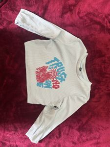Graphic Print Long Sleeve Tee