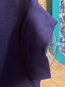 Purple Mock Neck Sleeveless Dress