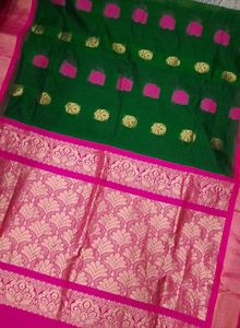 Fancy Green Saree