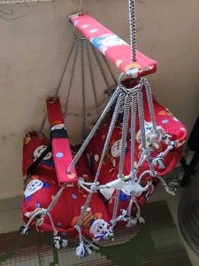 Baby Swing with Cartoon Print