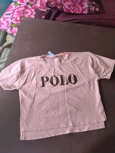 Pink Polo Tee