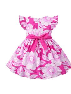 Floral Flutter Sleeve Dress