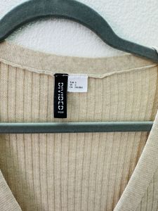 H&amp;M Beige Bodycon Dress 👗