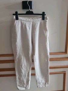 Elegant White Cotton Kurta wirh pant