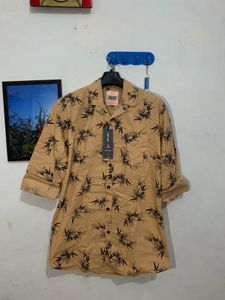 Men's Floral Print Casual Shirt