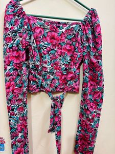 Women Multicolour Full Sleeves Top