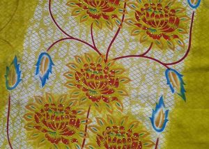 New Vibrant Georgette Saree🍋‍🟩