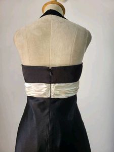 Halter Satin Gown