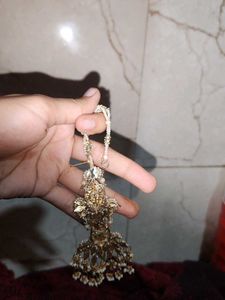 Crystal Indian Bridal Hair Jewelry