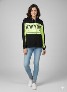 STUDIOFIT New York Graphic Hoodie L