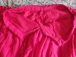 Elegant Pink Embroidered Kurta Top