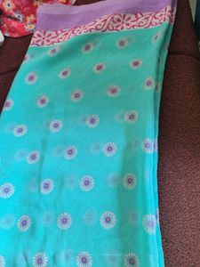 Floral Print Saree