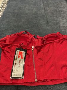 Red Crop Top