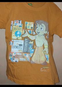 Chota Bheem Graphic T_ shirt jeans,  4 To 8 Year