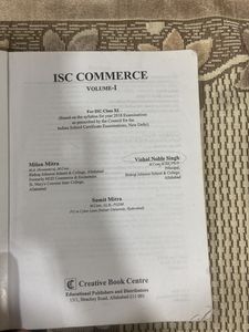 Class 11 Isc Commerce.