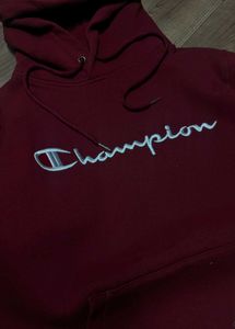 Champion Maroon unisex hoodie