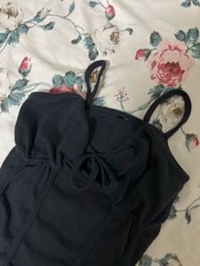 Black Corset Style Top