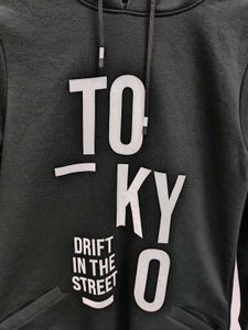 Tokyo Graphic Print Hoodie