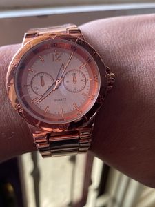 men &amp; women golden watch