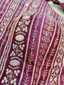 Purple &amp; Gold Sequin Blouse