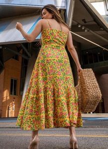 Trendy Womens Dress Cut sleeves With Strap